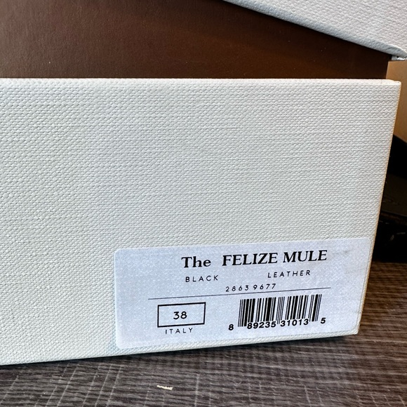 M. Gemi Women’s Black Felize Mule Loafers -size 38 - 7 1/2 US - Picture 6 of 6